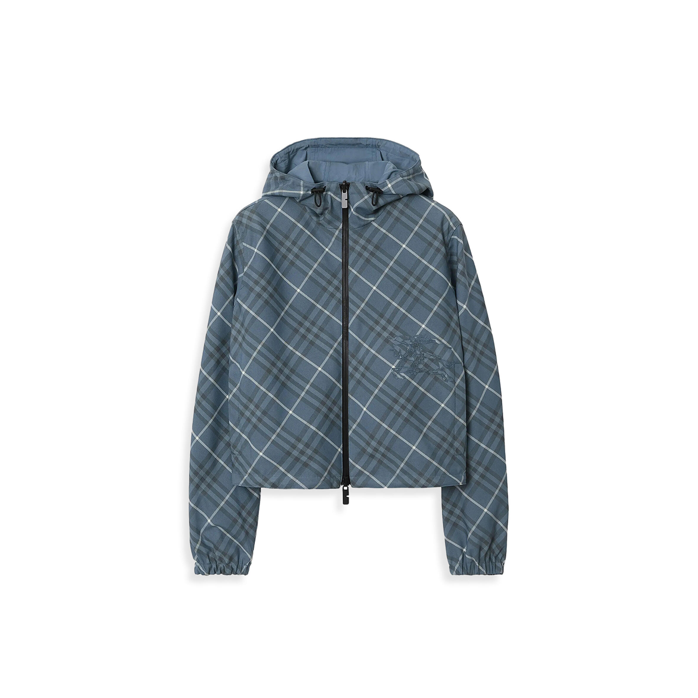 Bv*b*rry blue reversible check jacket 8105851